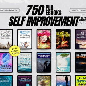 EBOOKS Self Improvement Bundle/750 Digital Books With Resell Rights/Ebook Bundle