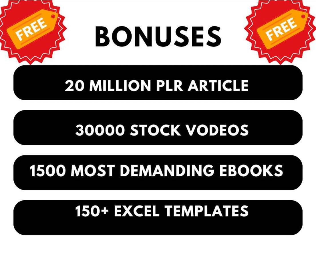 2 Million+ Ebooks + 2 Million PLR Articles Bonus with reseller rights | 2M Ebooks bundle - Image 2